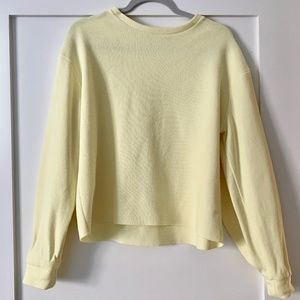 ZARA Trafaluc collection oversize yellow sweater/ Size small